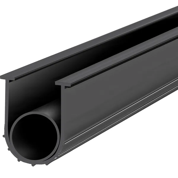 Garage Door Seals Bottom Rubber, U Shape +O Ring Garage Door Weather Stripping, Universal Weatherproof Threshold Buffering Sealing Rubber , 5/16 inch T-ends and 3 3/4 inch Width (16 Ft, Black) - Image 11