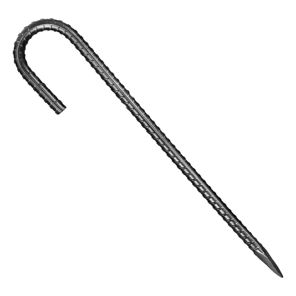 Rebar Stakes, 12-Inch, Heavy-Duty 0.4 in Diameter J Hook, Galvanized Steel Ground Anchors with Chisel Point End & Rust-Resistant Coating, for Gardening Support, Fence, Camping Tents (16-Pack) - Image 8