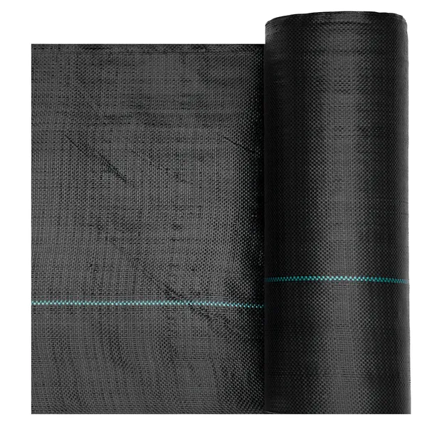 Weed Barrier Fabric Heavy Duty, 2 Packs 3x50FT 3.2oz Weed Blocker Fabric, Woven Landscape Fabrics, Garden Fabrics Weeds Barrier, Weeds Control Ground Cover, Geotextile Webbing, Black - Image 12